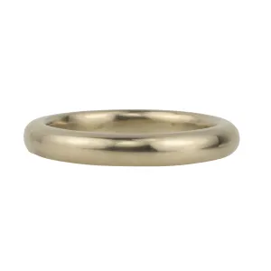 18K White Gold "High Dome" Ring