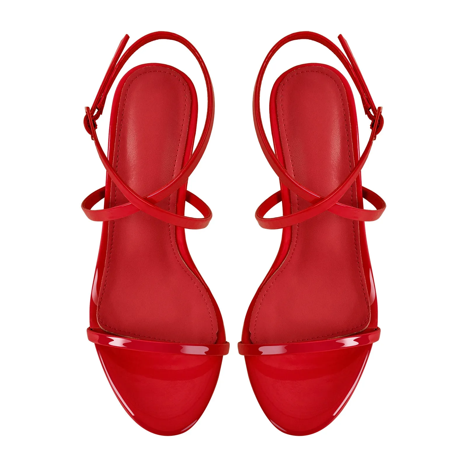 4 Inch Heels Ankle Straps Sandals