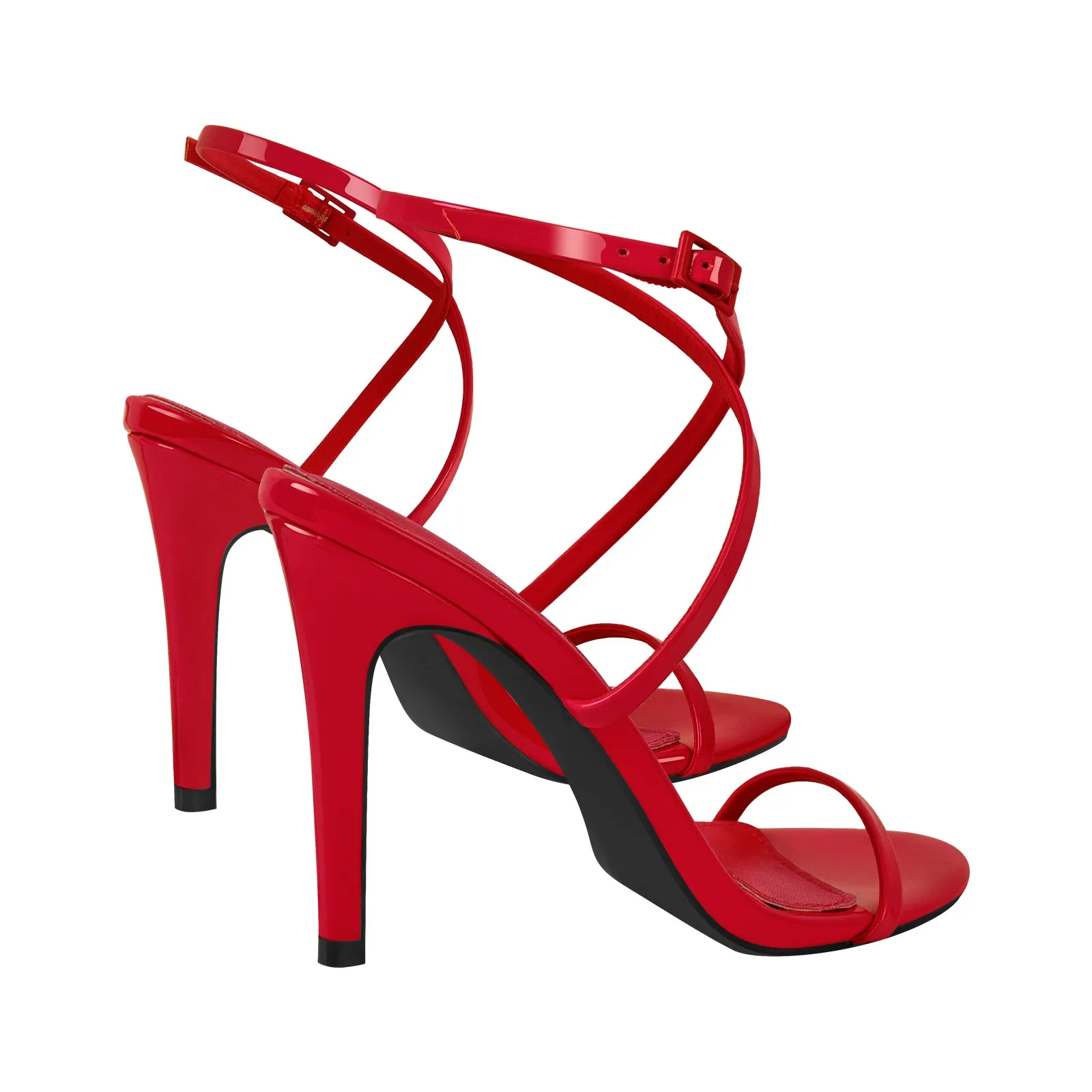 4 Inch Heels Ankle Straps Sandals