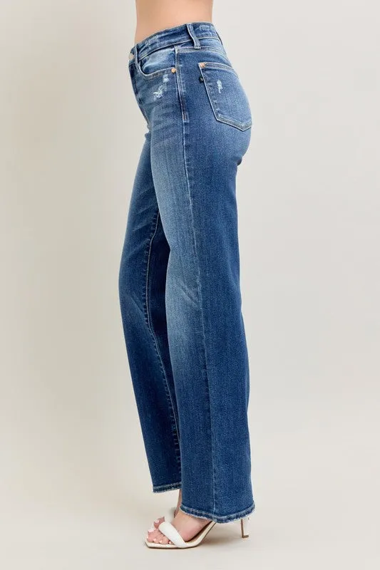 90's High Rise Straight Fit Jeans