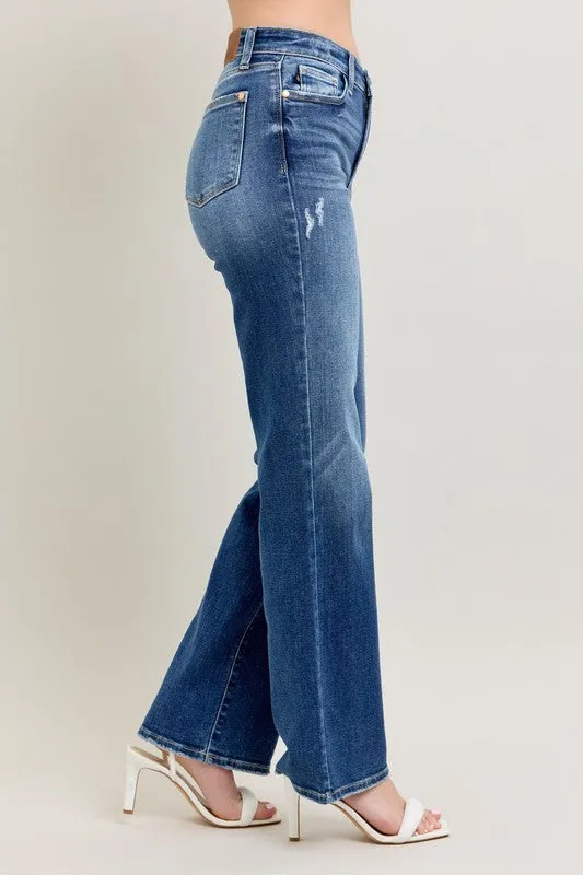 90's High Rise Straight Fit Jeans