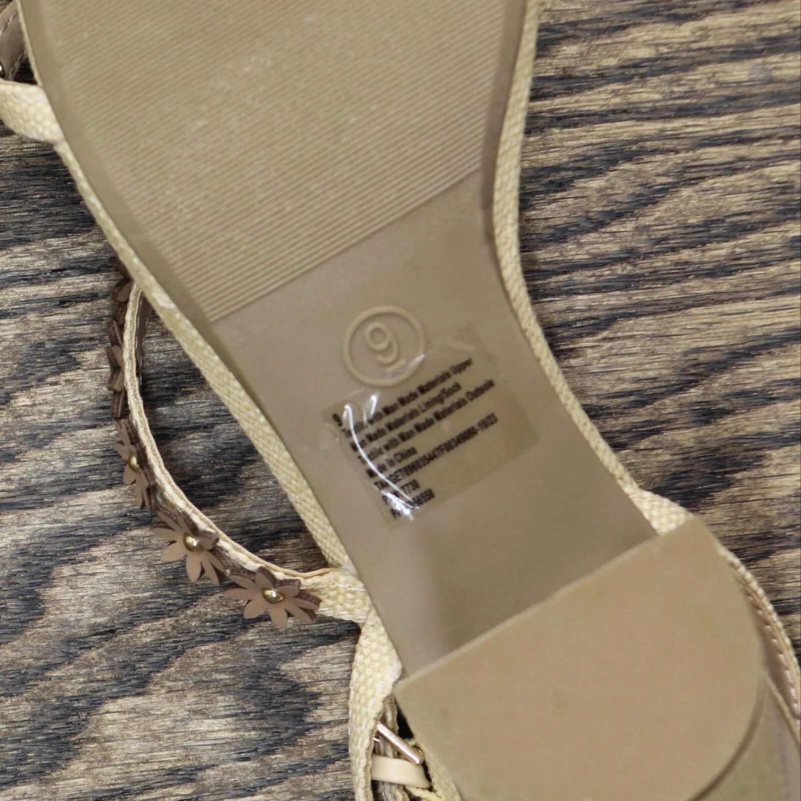 A New Day Women's Mirabel Strappy Heels 89530584 Beige Brown 9M