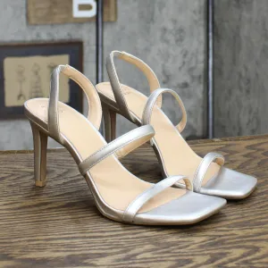 A New Day Womens Nala Stiletto Heels Silver Gray 7