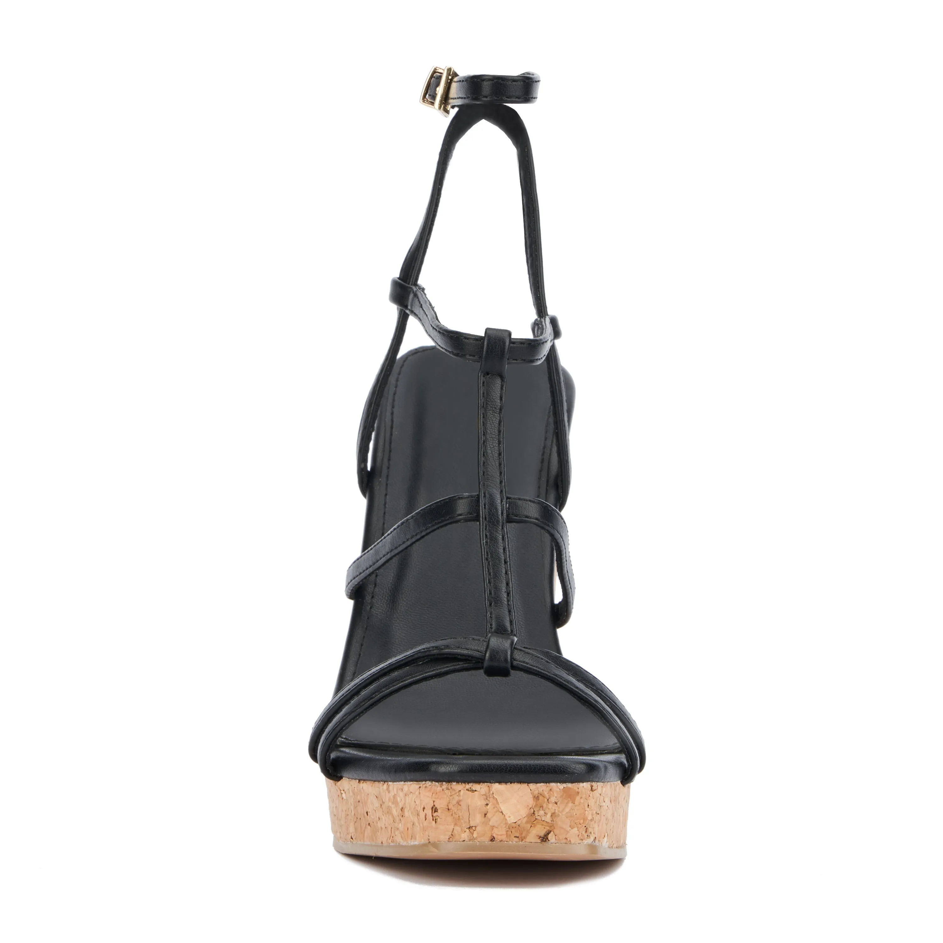 Abla Ankle Strap Wedge Heels