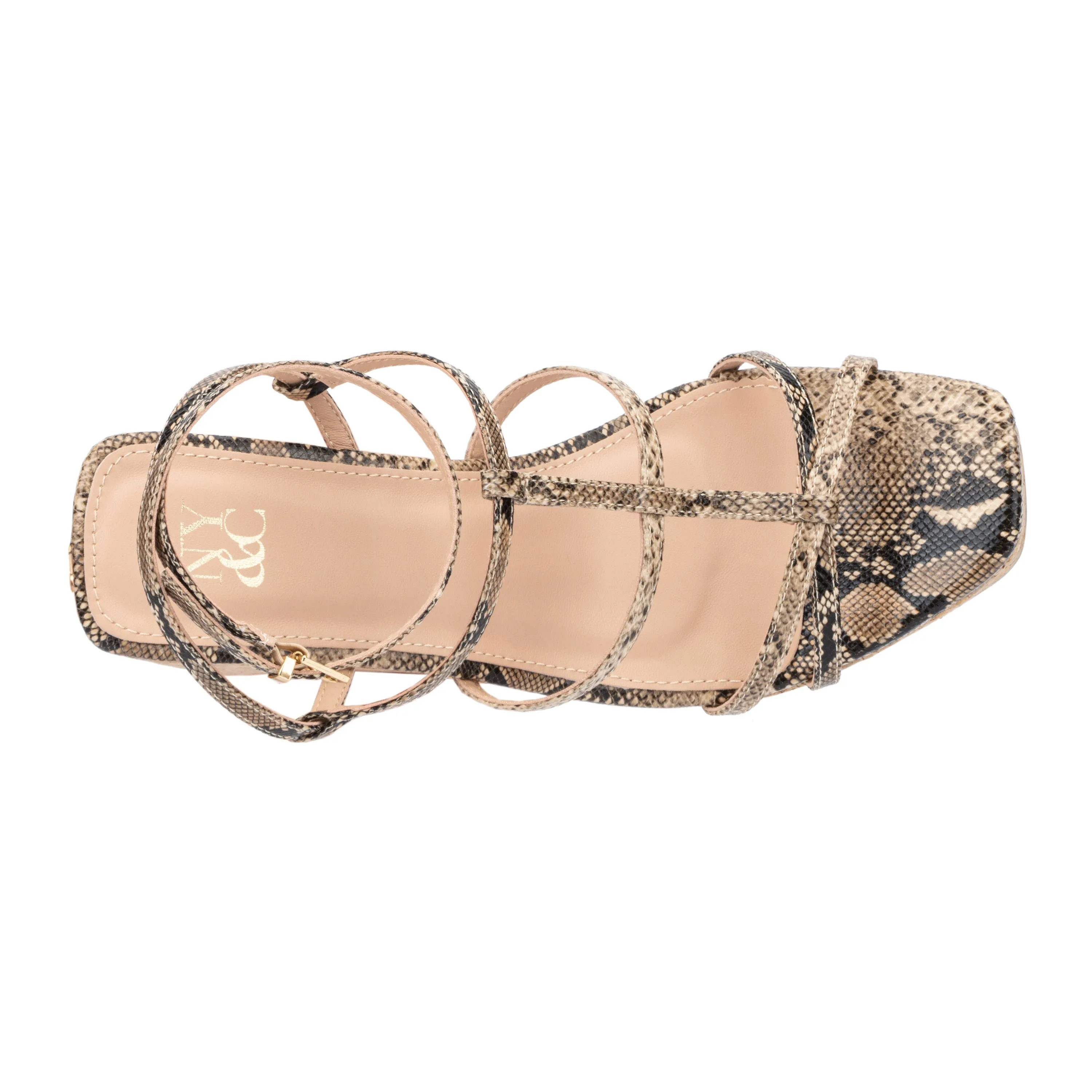Abla Ankle Strap Wedge Heels