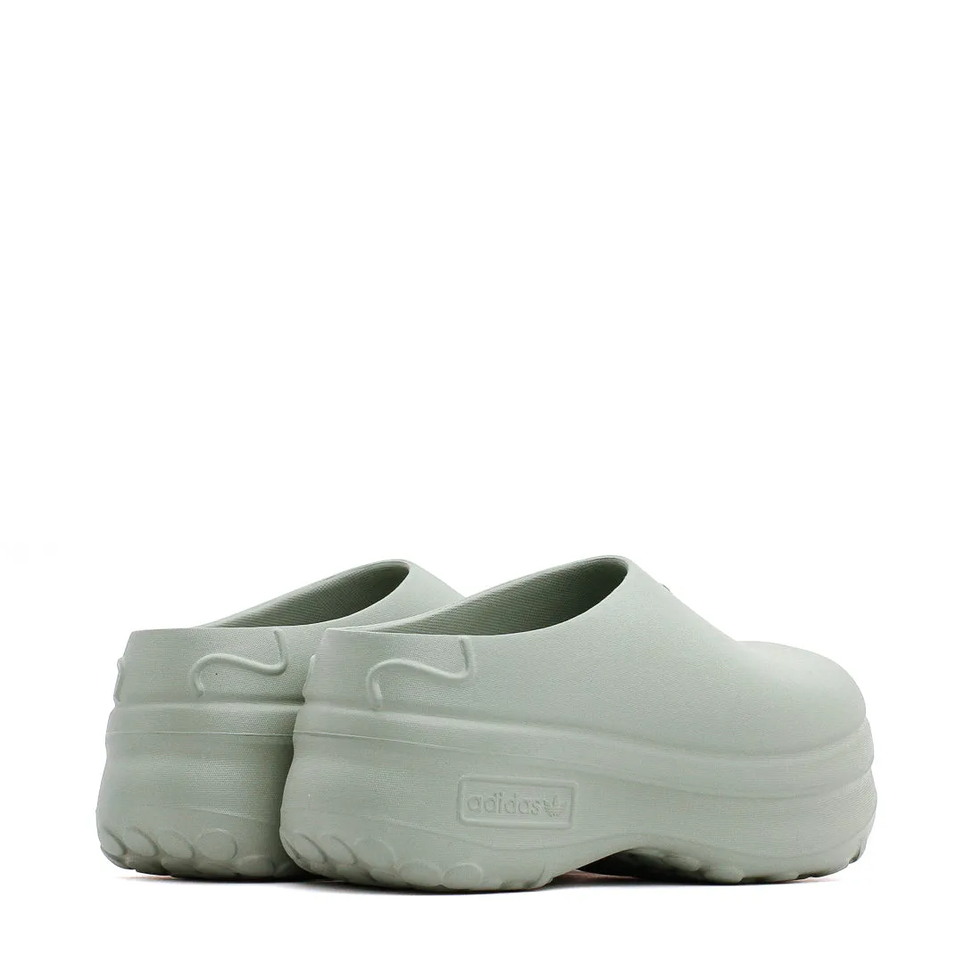 Adidas Originals Women adiFOM Stan Mule Silver Green IE7053