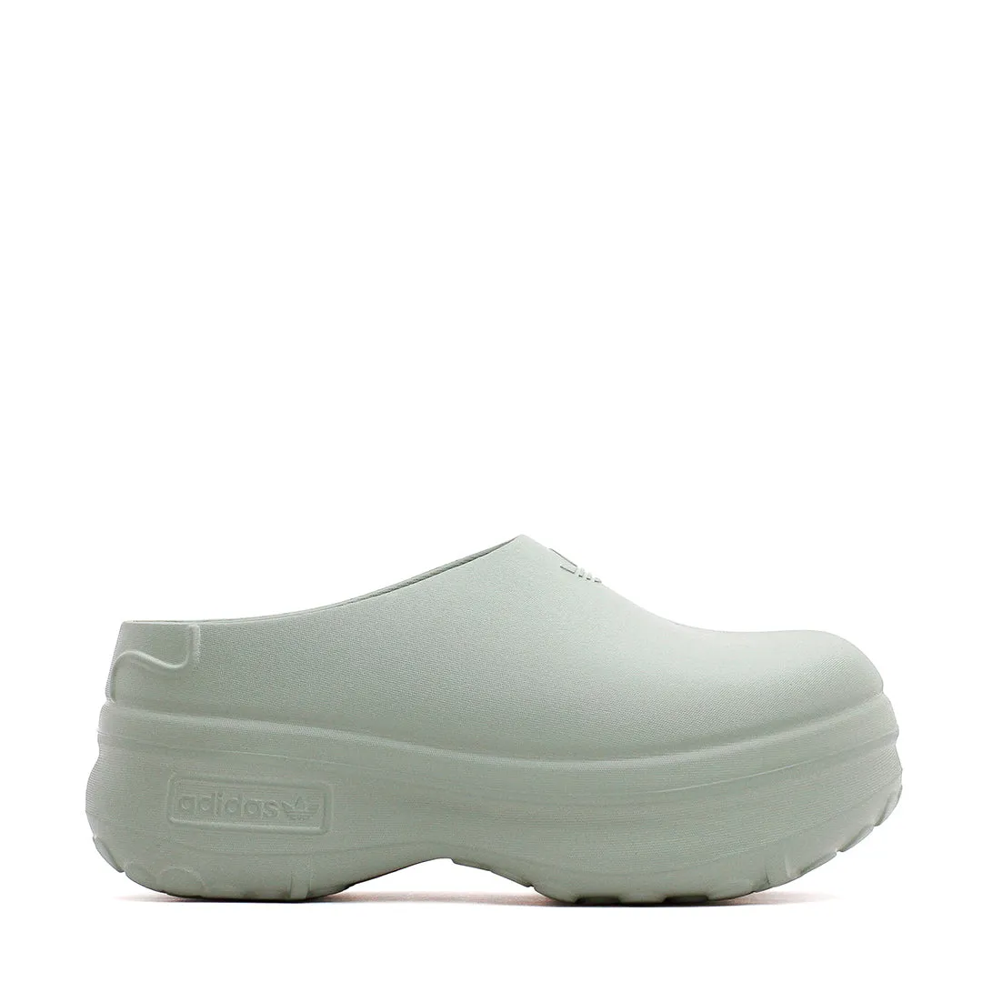 Adidas Originals Women adiFOM Stan Mule Silver Green IE7053