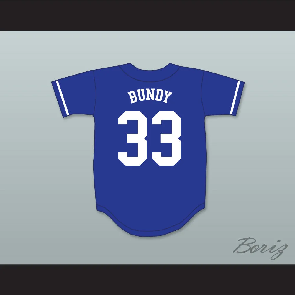 Al Bundy 33 Polk High School Blue Baseball Jersey