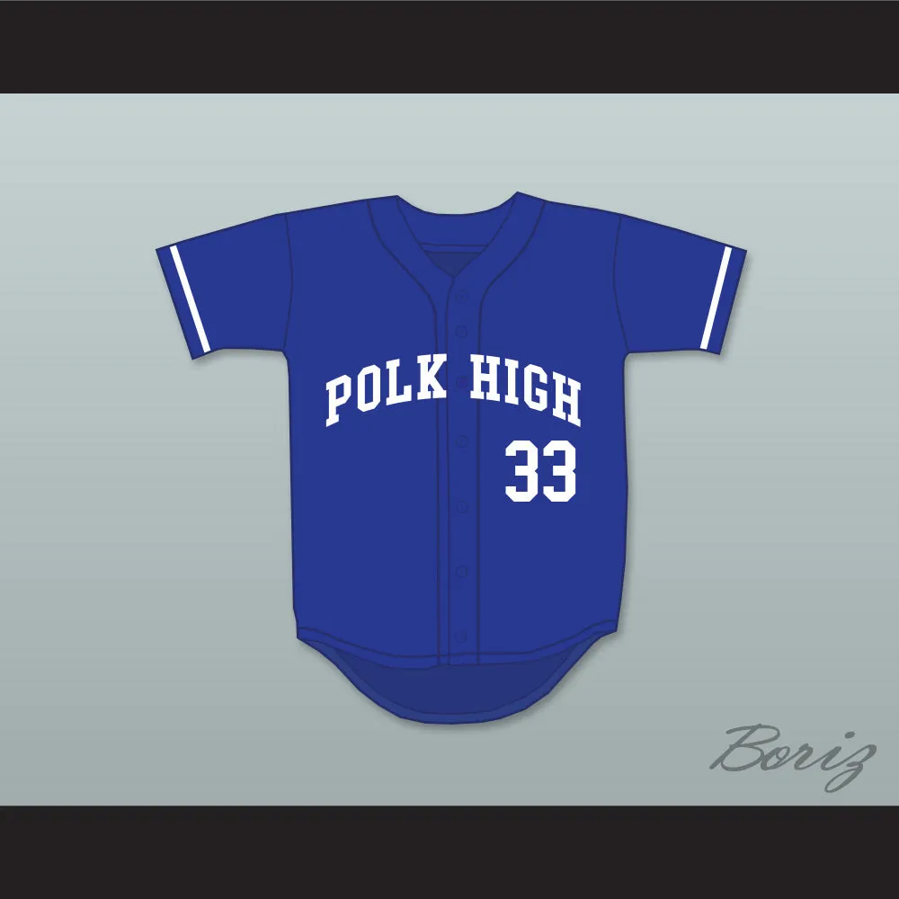 Al Bundy 33 Polk High School Blue Baseball Jersey