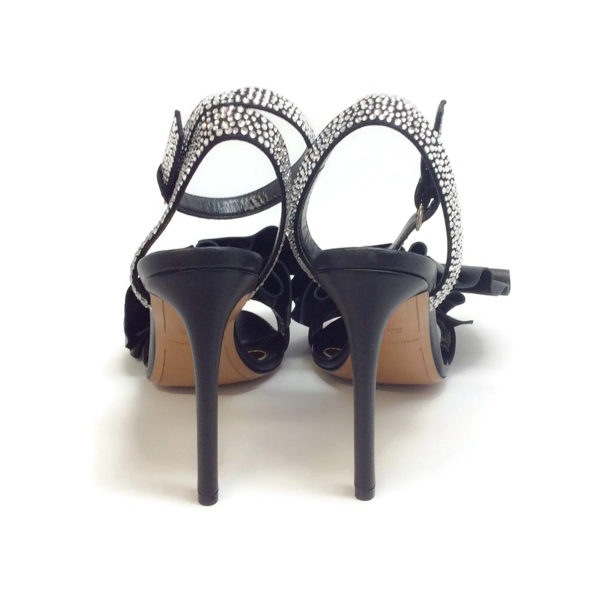 Alexandre Vauthier Black Leather Bowie Pumps