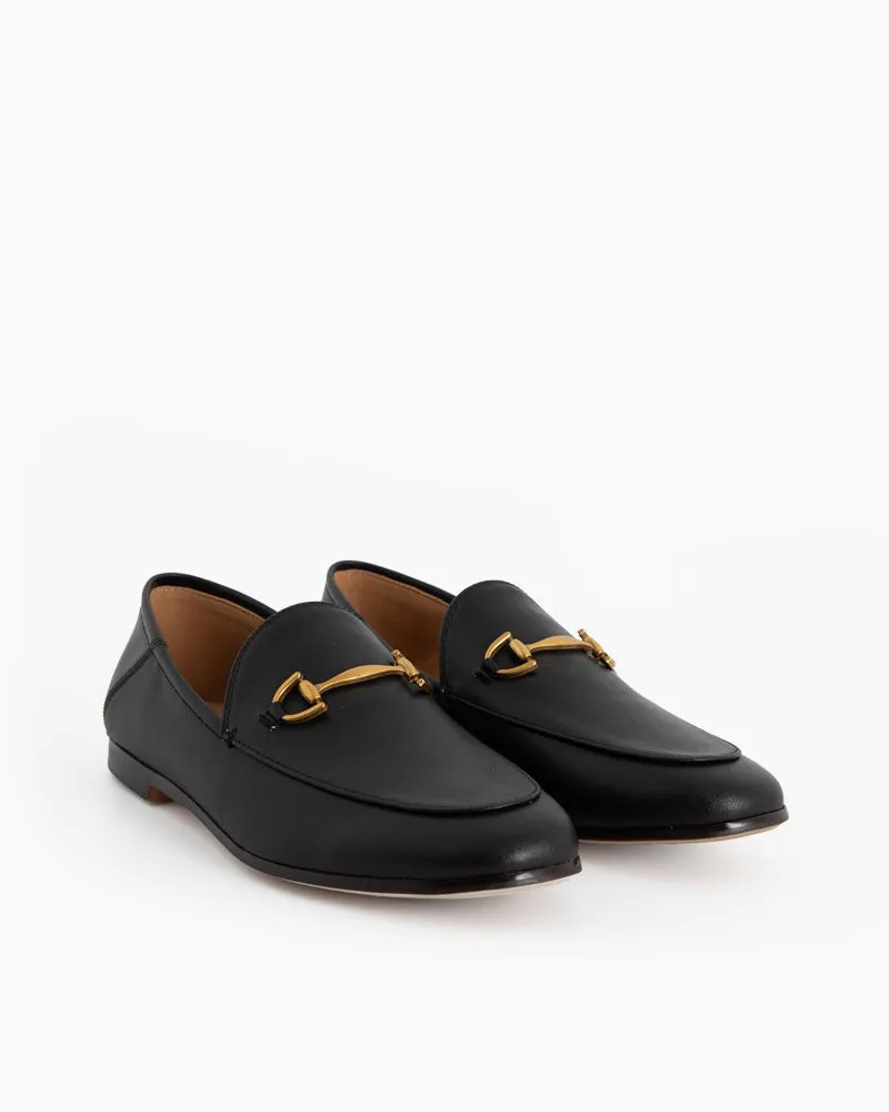 Alina Sleek and Sophisticated Leather Flat Loafers