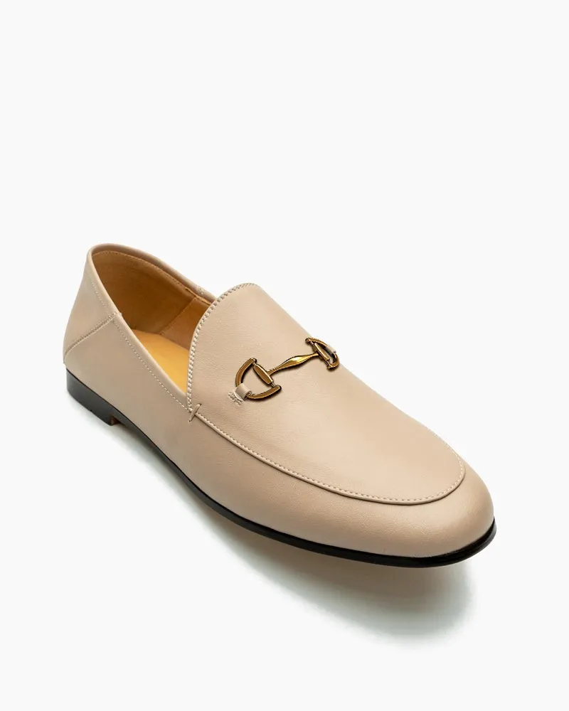 Alina Sleek and Sophisticated Leather Flat Loafers