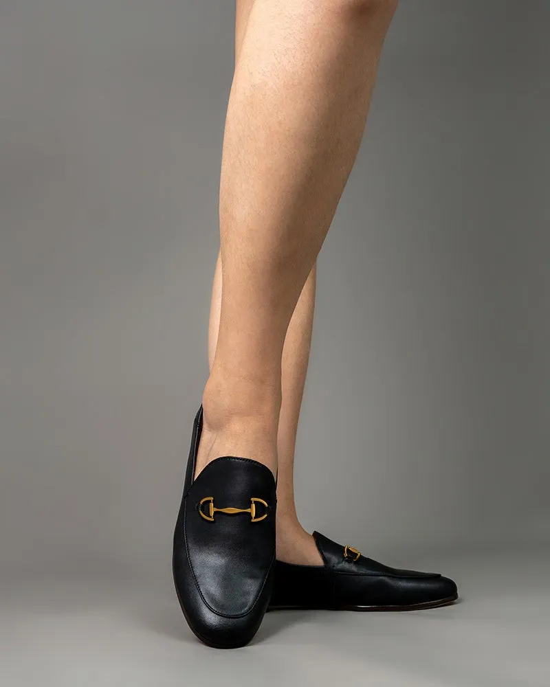 Alina Sleek and Sophisticated Leather Flat Loafers