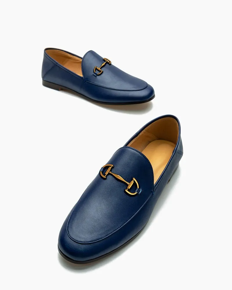 Alina Sleek and Sophisticated Leather Flat Loafers