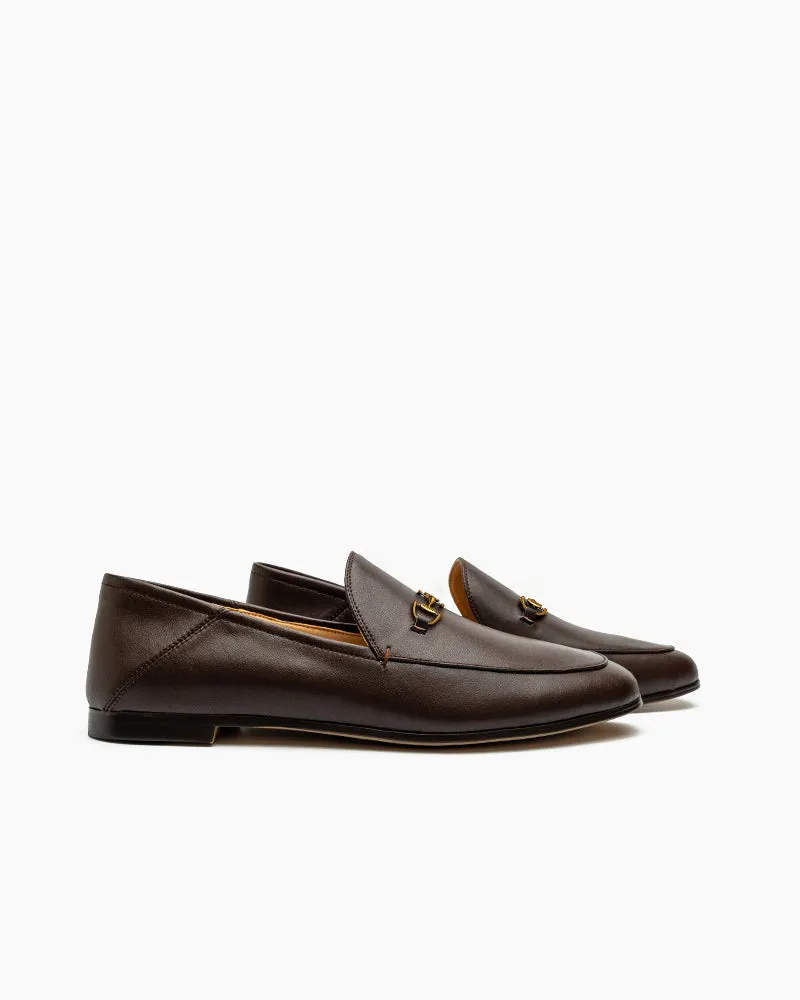 Alina Sleek and Sophisticated Leather Flat Loafers
