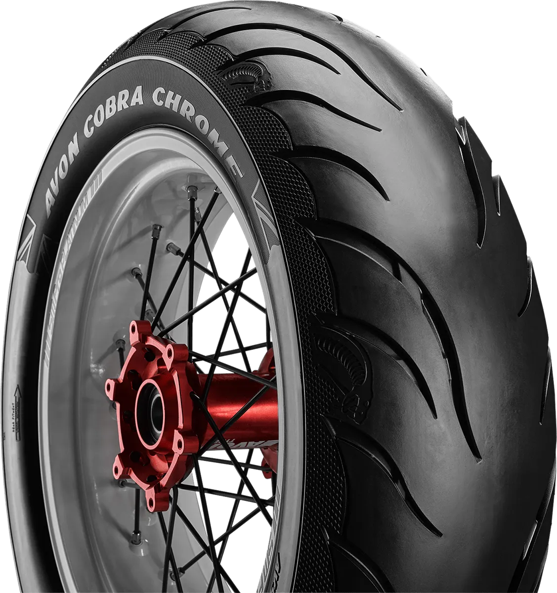 Avon Tyres 2120299 Avon AV92 Cobra Chrome 170/80B15 Rear Tire 83H