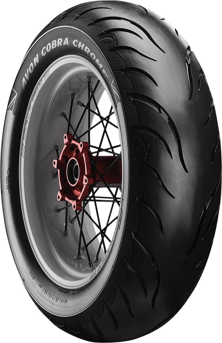 Avon Tyres 2120299 Avon AV92 Cobra Chrome 170/80B15 Rear Tire 83H