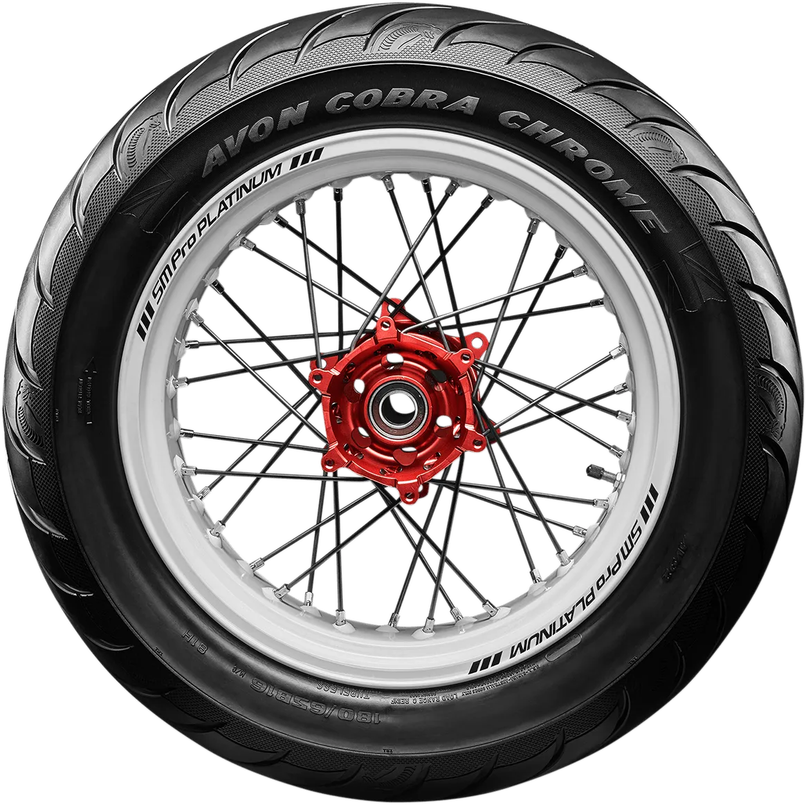 Avon Tyres 2120299 Avon AV92 Cobra Chrome 170/80B15 Rear Tire 83H