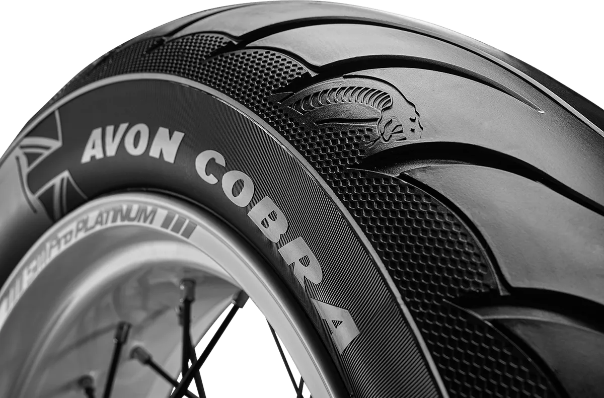 Avon Tyres 2120299 Avon AV92 Cobra Chrome 170/80B15 Rear Tire 83H