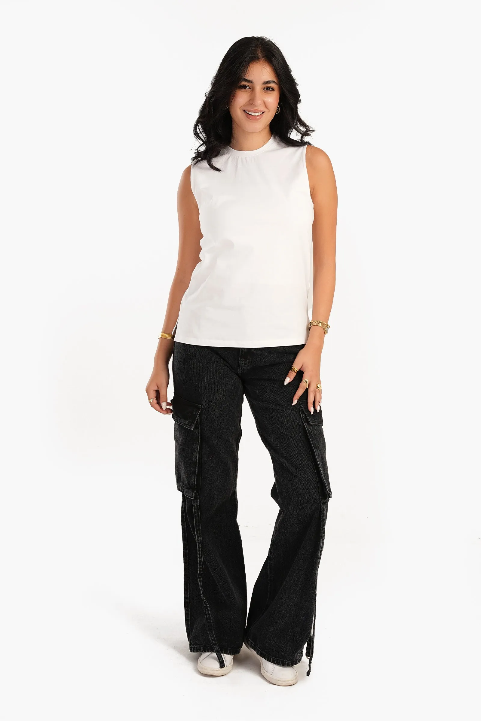 Basic Sleeveless T-Shirt