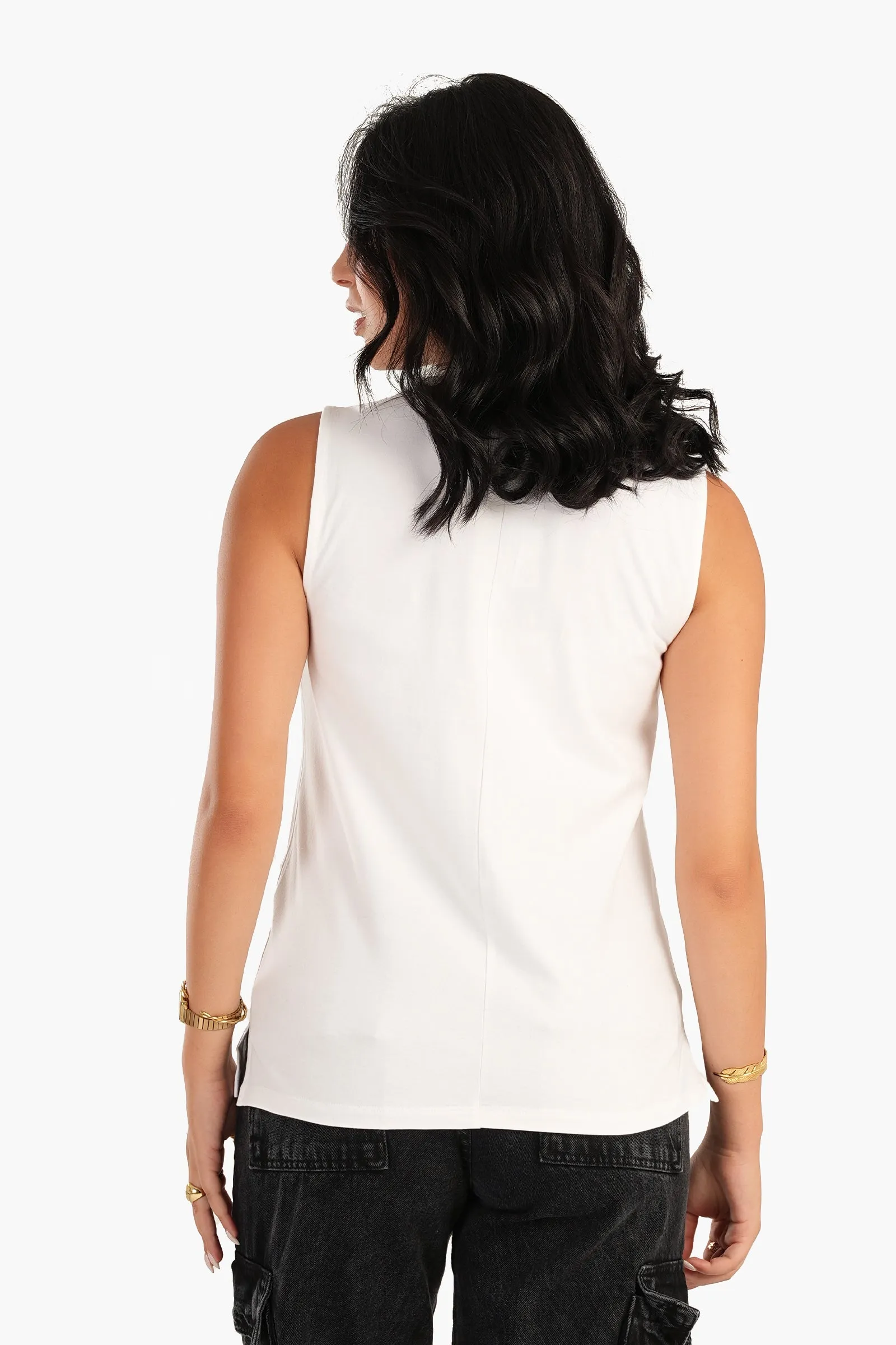 Basic Sleeveless T-Shirt