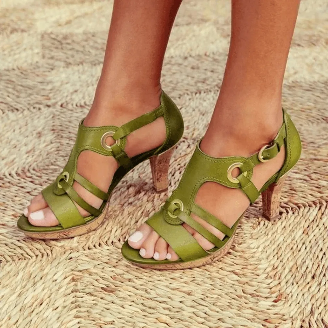 BEATRICE - Cozy Heeled Sandals