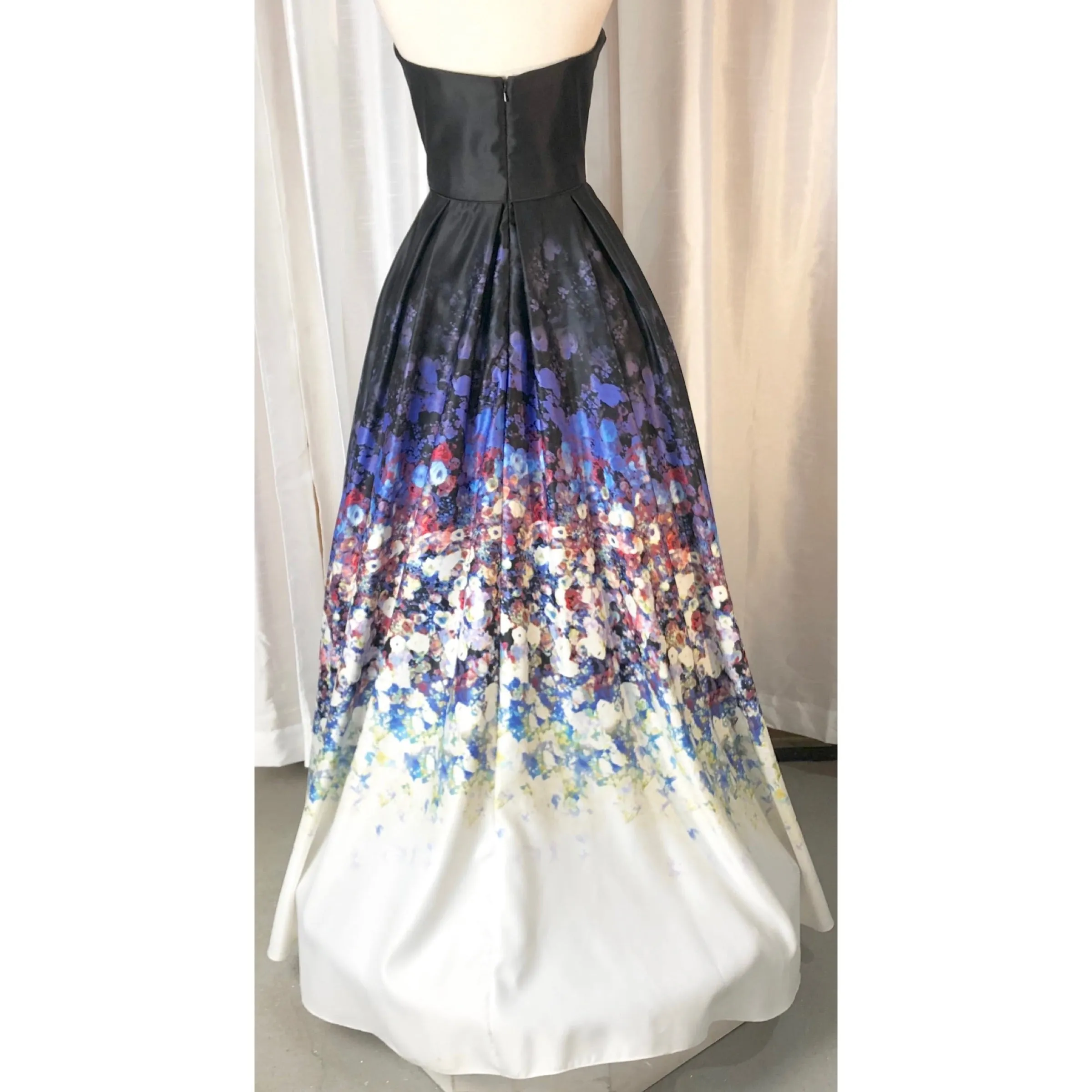 Betsy & Adam Satin High-Low Size 10