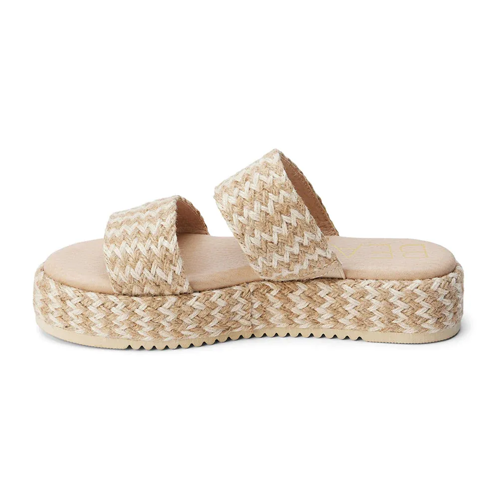 Borderline Platform Sandal / Natural Multi