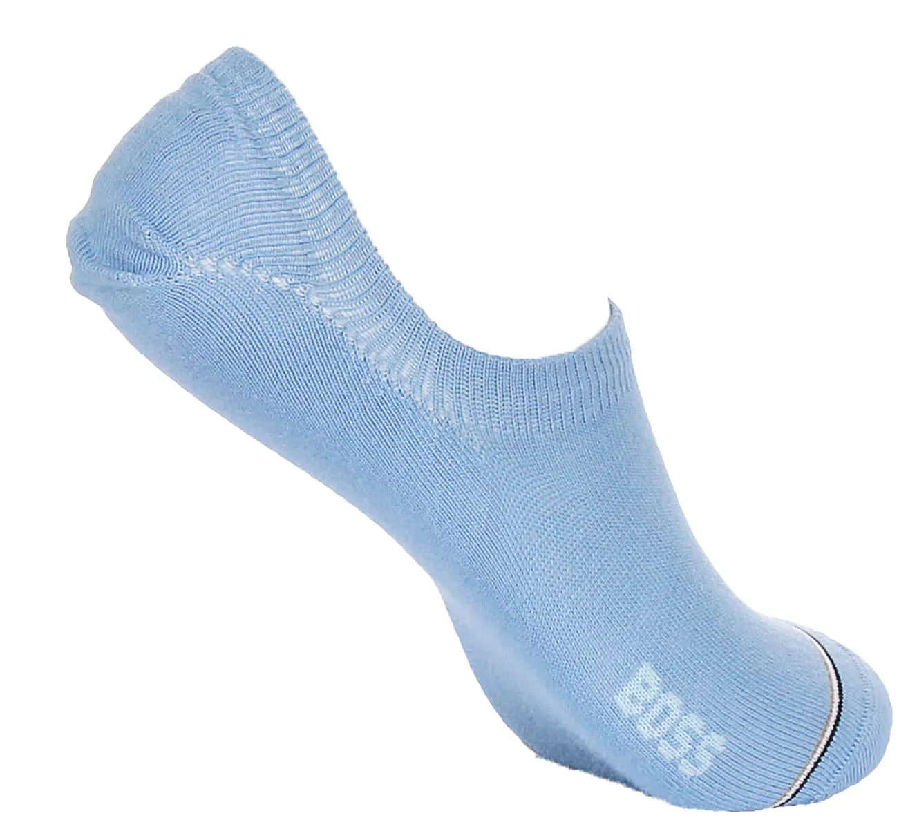 Boss 2 Pair Iconic logo Socks In Black Blue Pack