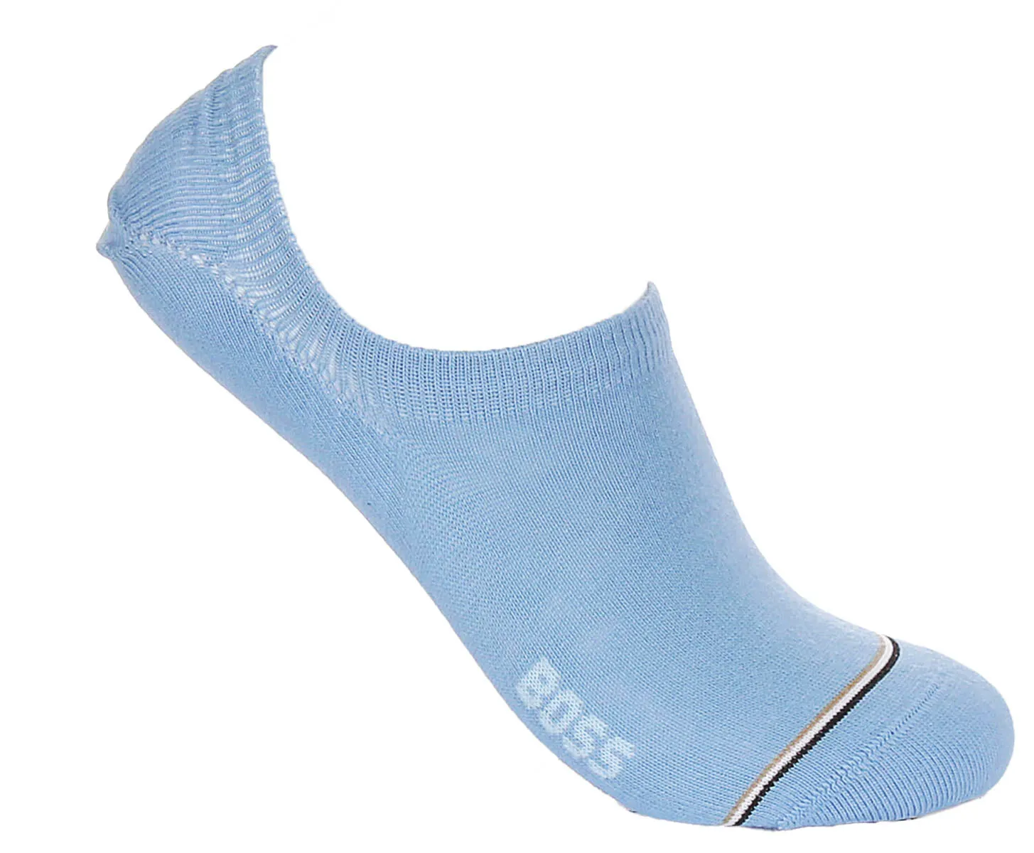 Boss 2 Pair Iconic logo Socks In Black Blue Pack