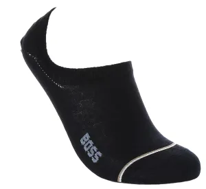 Boss 2 Pair Iconic logo Socks In Black Blue Pack