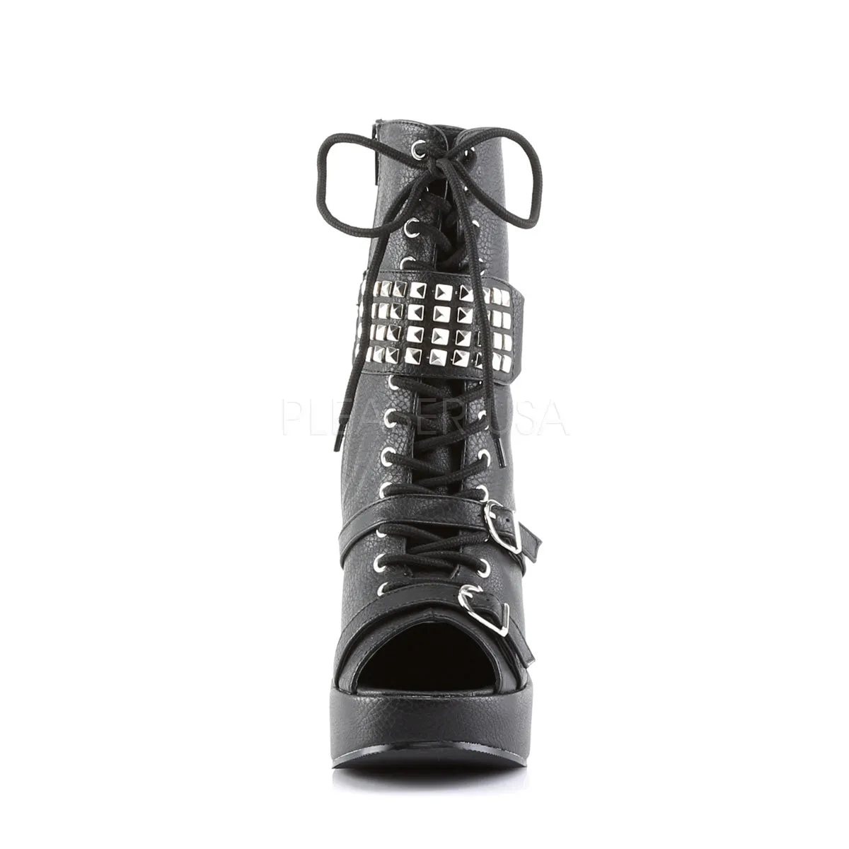 BRAVO-89  Black Vegan Leather