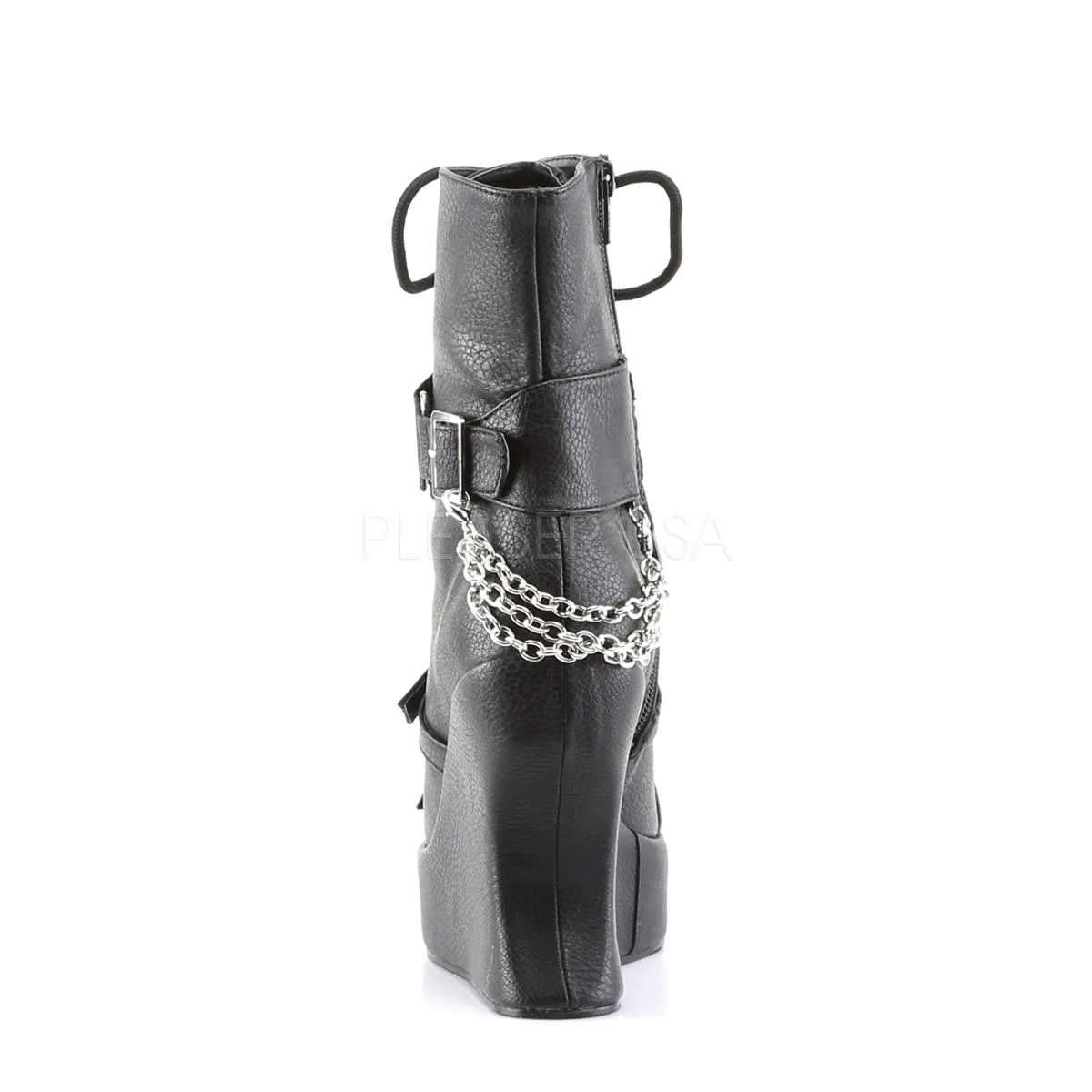 BRAVO-89  Black Vegan Leather