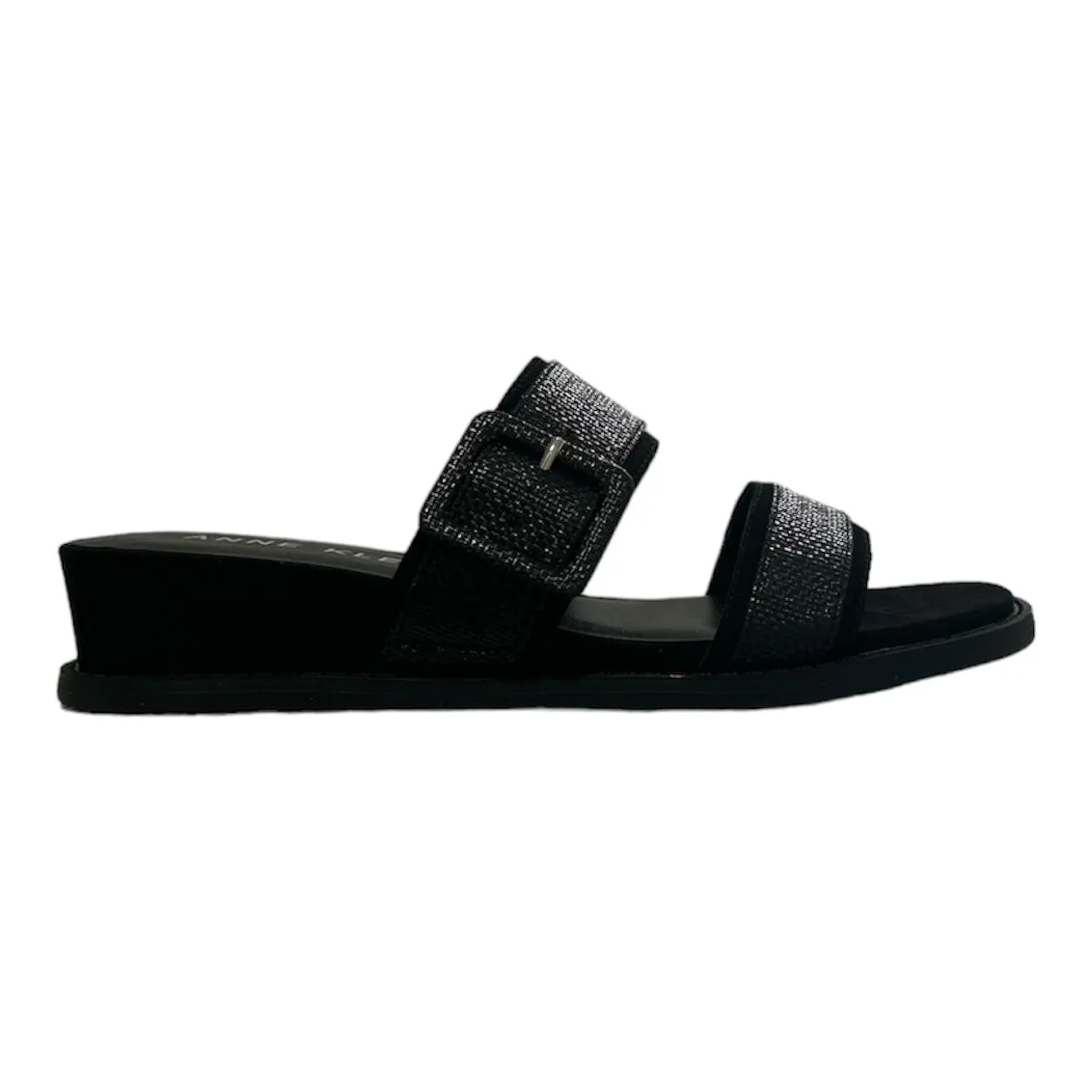 BRENDA Women's Wedge Double Band Slide Sandals