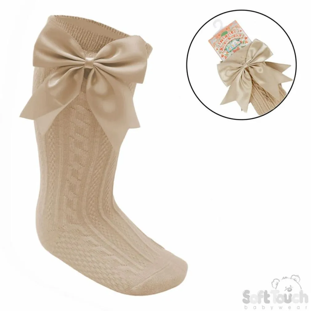 Camel Knee High Socks (0-24M)