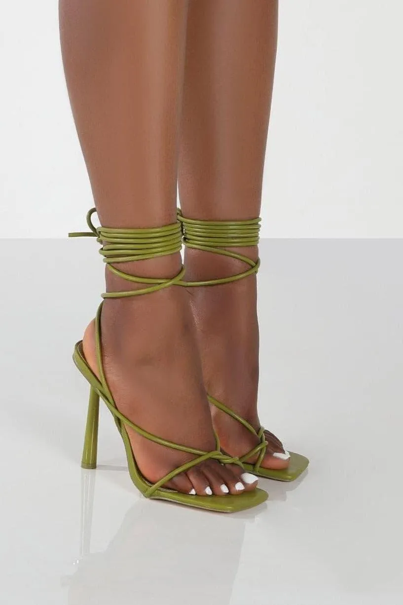 Candy Color Stiletto Sandals