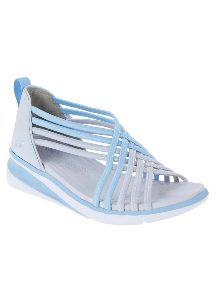 Casual Multi-Strappy Wedge Sandals
