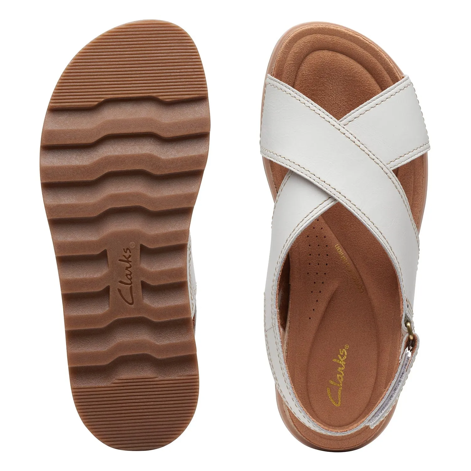 Clarks Yacht Cross Sandals (Wide Fit)