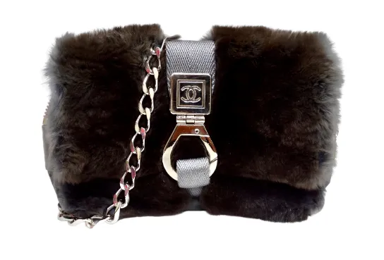 Classic Flap Limited Edition Rabbit Fur Shoulder Bag