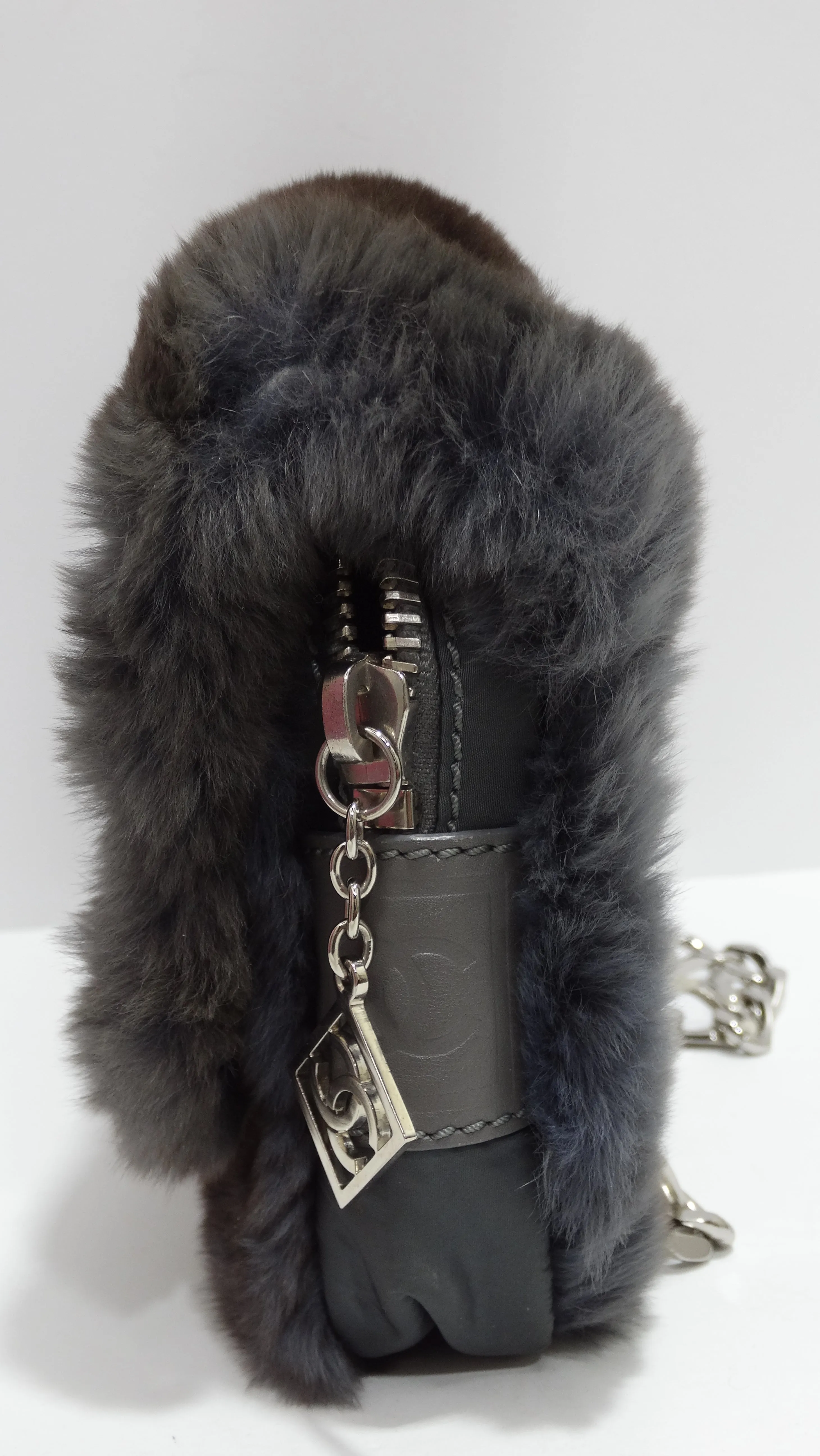 Classic Flap Limited Edition Rabbit Fur Shoulder Bag