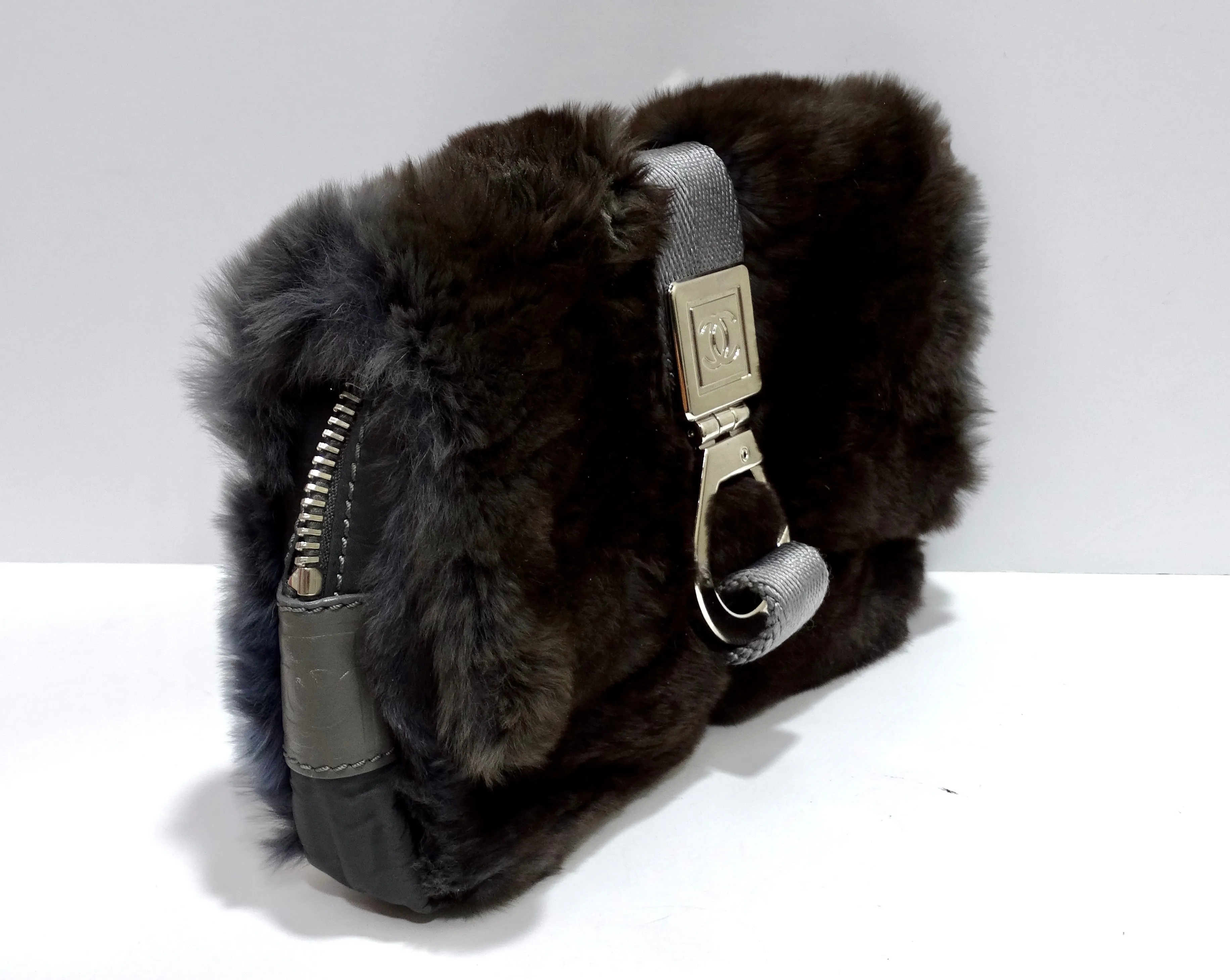 Classic Flap Limited Edition Rabbit Fur Shoulder Bag