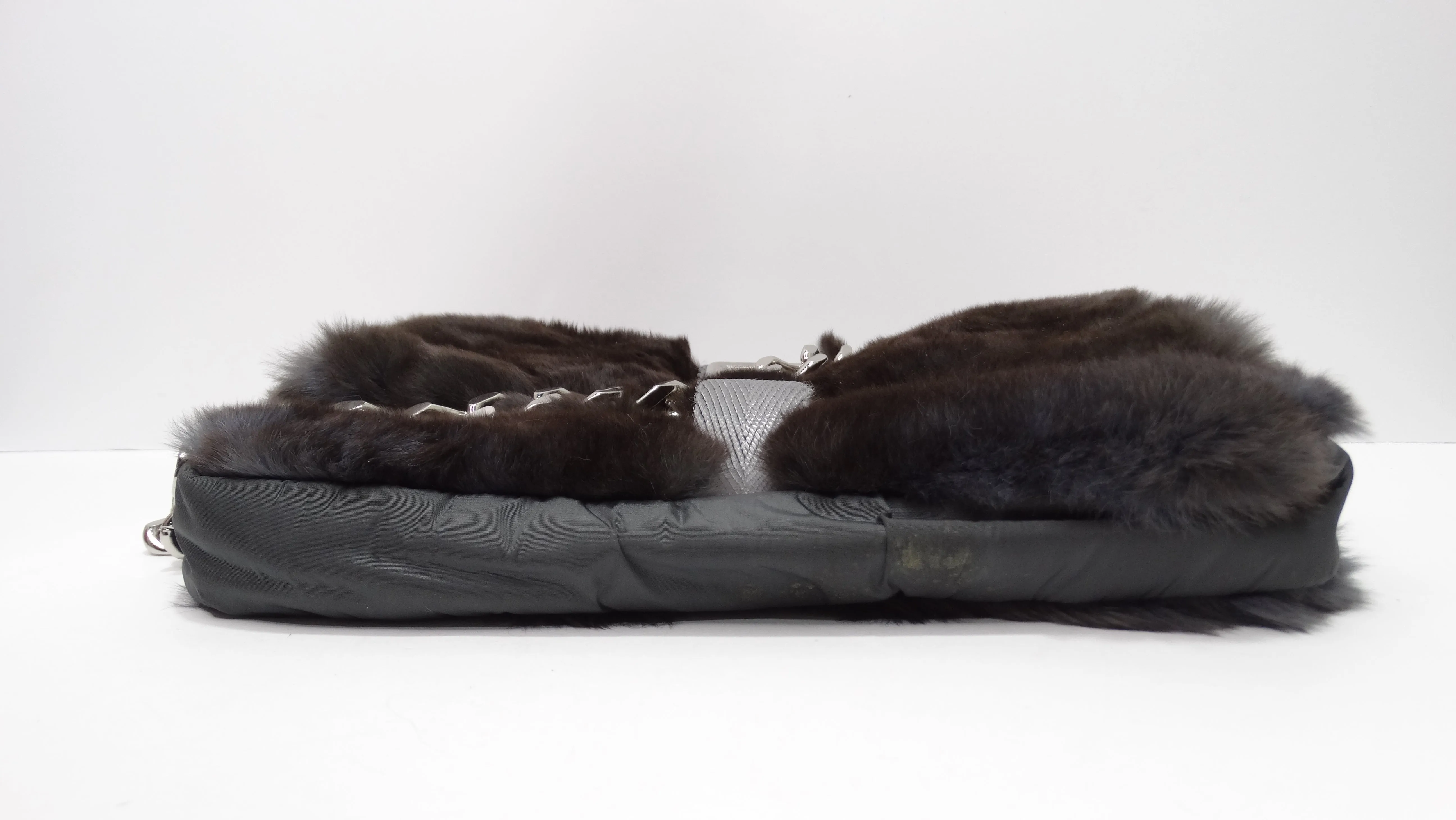 Classic Flap Limited Edition Rabbit Fur Shoulder Bag
