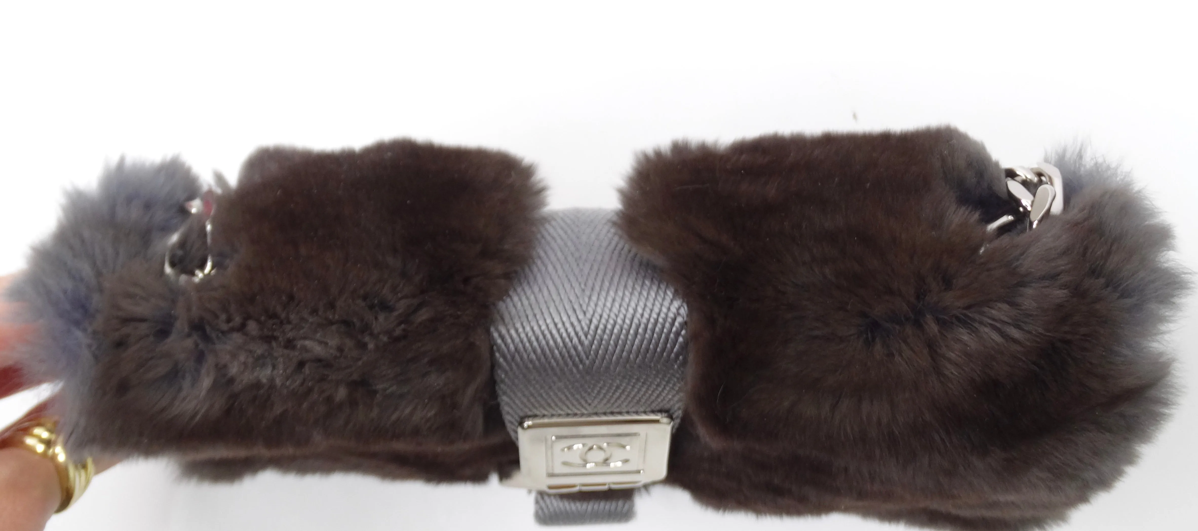 Classic Flap Limited Edition Rabbit Fur Shoulder Bag