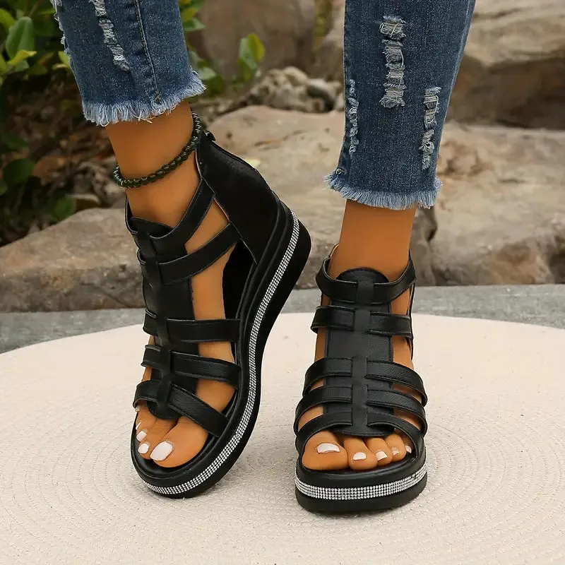 Cleo - Chic Wedge Sandals