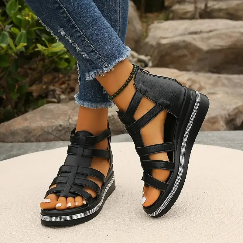 Cleo - Chic Wedge Sandals