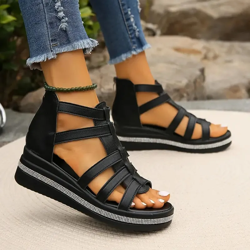 Cleo - Chic Wedge Sandals