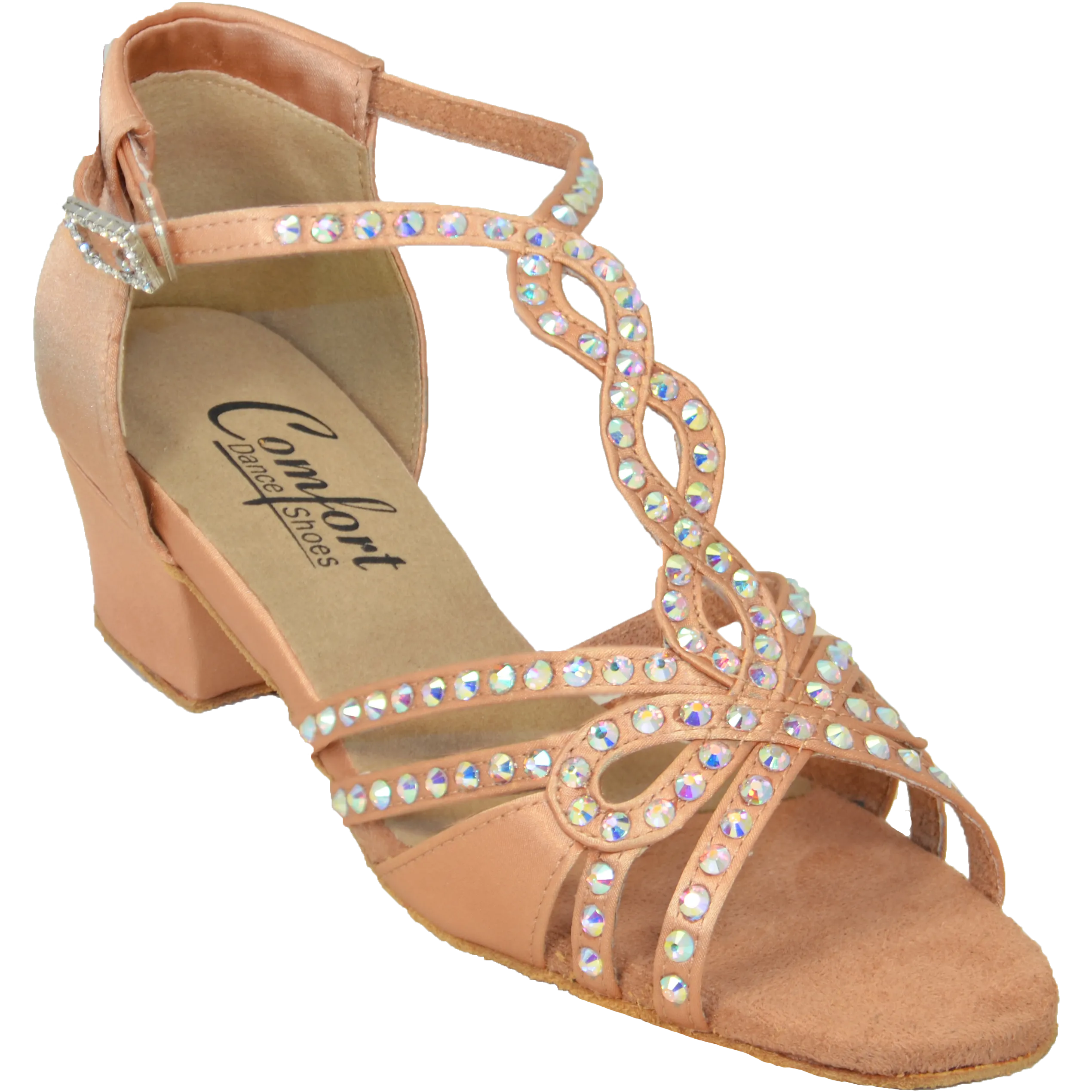 Comfort Butterfly - Medium Tan Satin