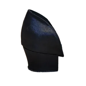 Comfort Double Buckle - Black Satin