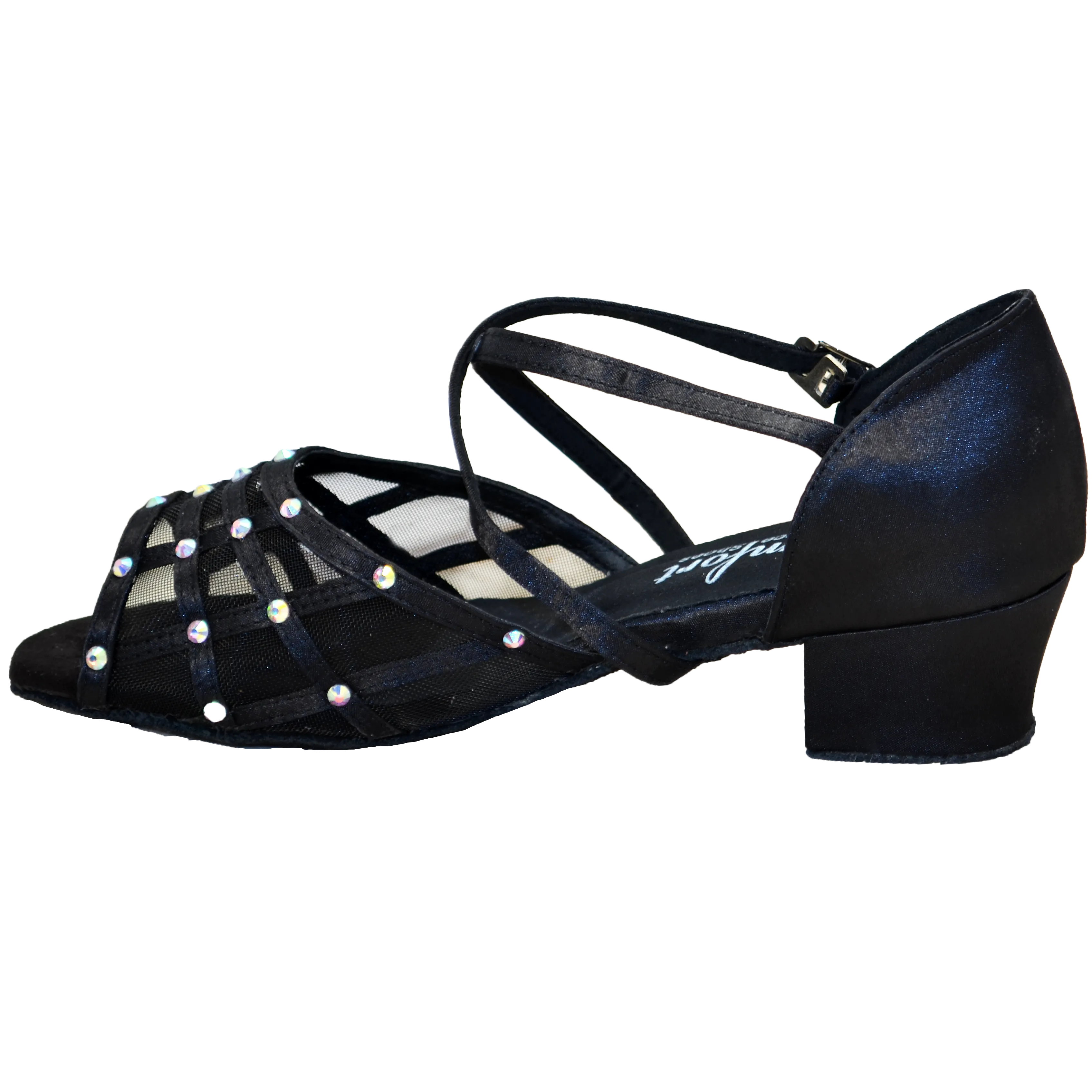 Comfort Grid - Black Satin