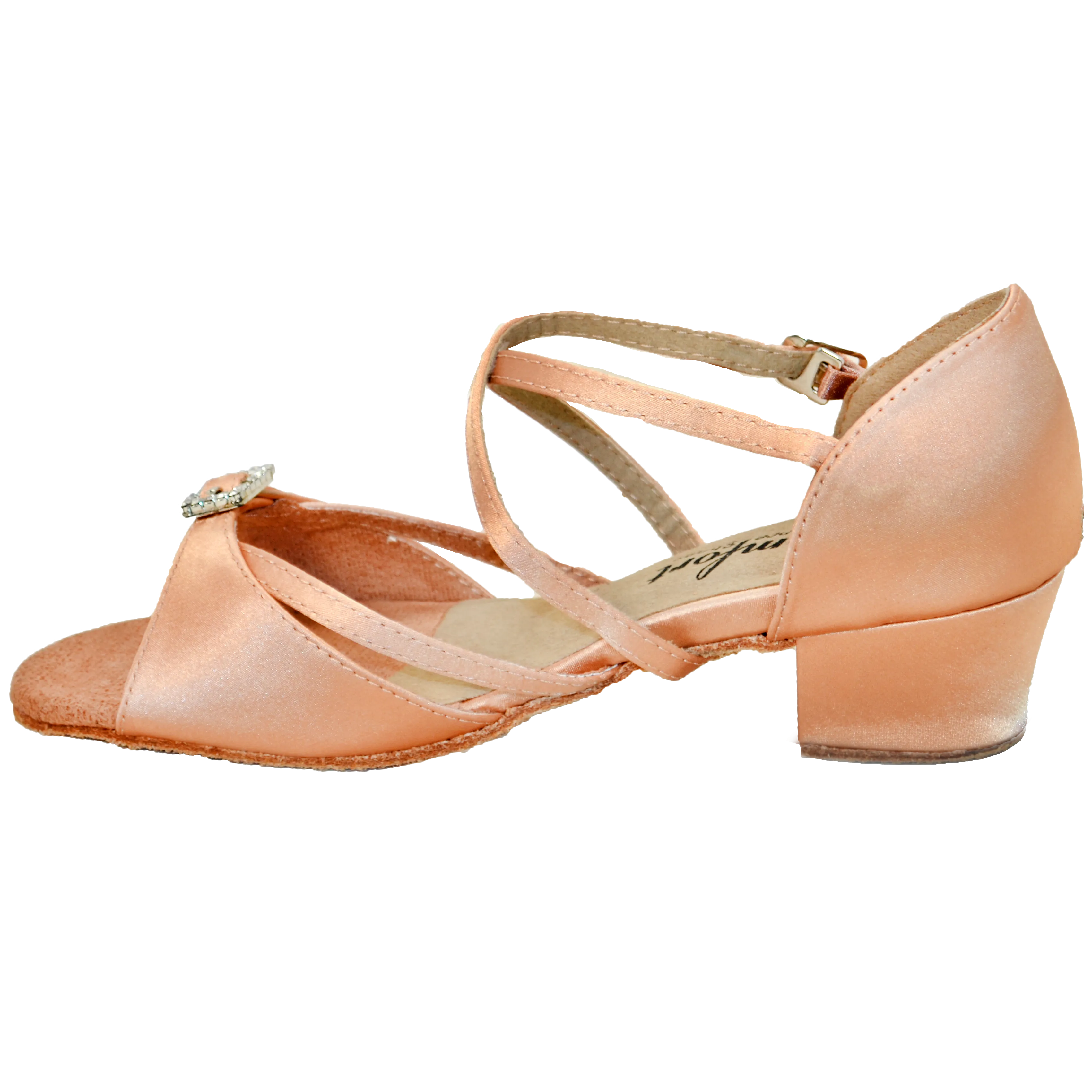 Comfort Single Buckle - Medium Tan Satin